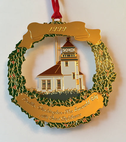1999 Seattle Ornament: Alki Point Lighthouse
