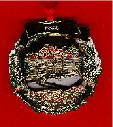 1992 Portland Ornament: Snowfall at Pittock Mansion