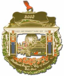 2003 Portland Ornament: Oaks Amusement Park - Est. 1905