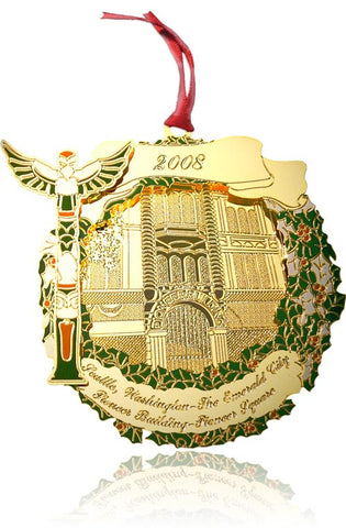 2008 Seattle Ornament: Pioneer Building - Pioneer Square