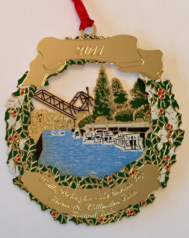 2011 Seattle Ornament: Hiram M. Chittenden Locks - Ballard Locks