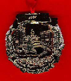 1991 Portland Ornament: Christmas at Pioneer Courthouse Square