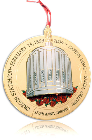 2009 Portland Ornament: Oregon Statehood 150th Anniversary - The Capitol Dome, Salem OR
